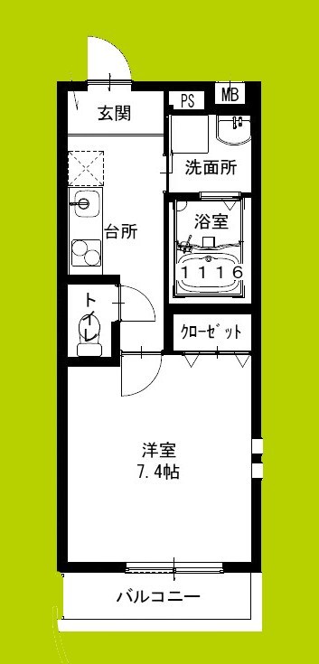 フジパレス西住之江ウエスト 間取り