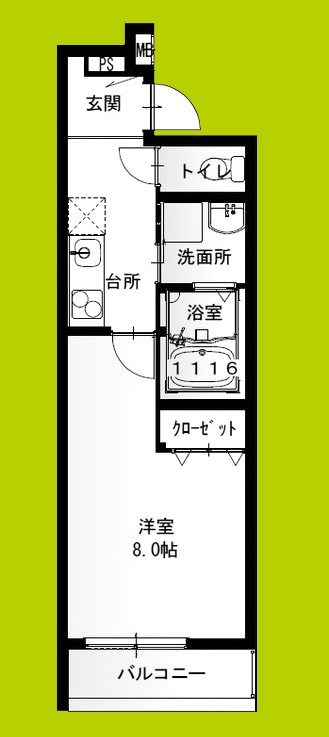 フジパレス西住之江ウエスト 間取り