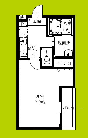 フジパレス北野田Ⅴ番館 間取り