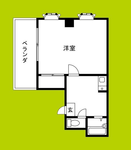 ラパンジール九条Ⅱ 間取り