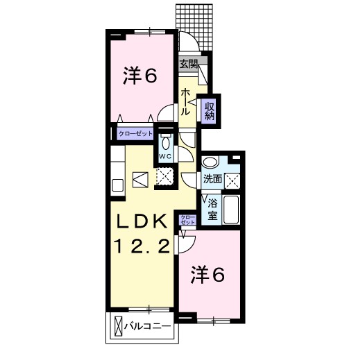 レクラン　エム 間取り