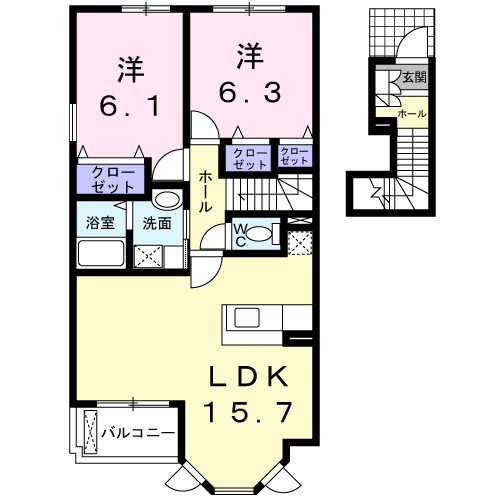 コンストライフＣブロック 間取り