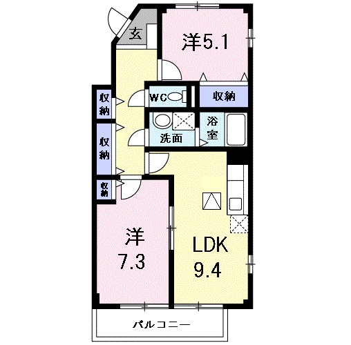パティオ　三和 間取り