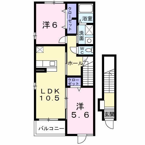 ミルト・ヴィラ　Ｂ 間取り
