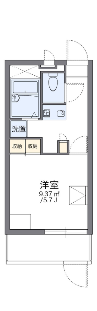 レオパレス香住 間取り