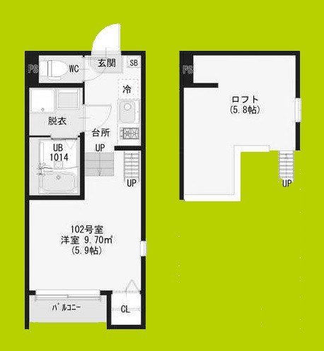 (仮称）大桐３丁目B 間取り