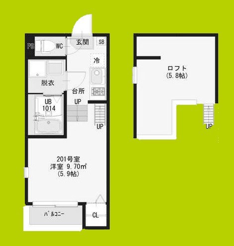 (仮称）大桐３丁目B 間取り
