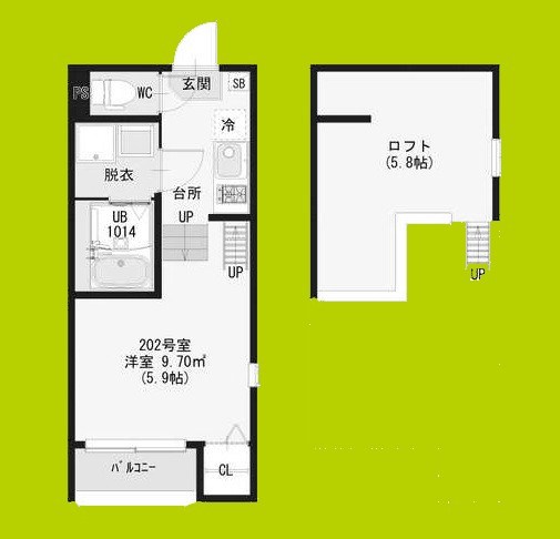 (仮称）大桐３丁目B 間取り