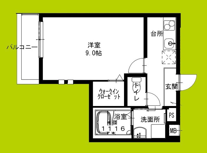 フジパレス沢良宜東Ⅰ番館 間取り