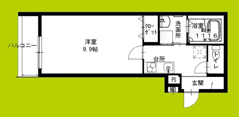 フジパレス沢良宜東Ⅰ番館 間取り