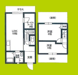 安立2丁目貸家 間取り