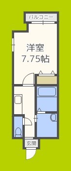 レジュールアッシュ天王寺Ⅱ 間取り
