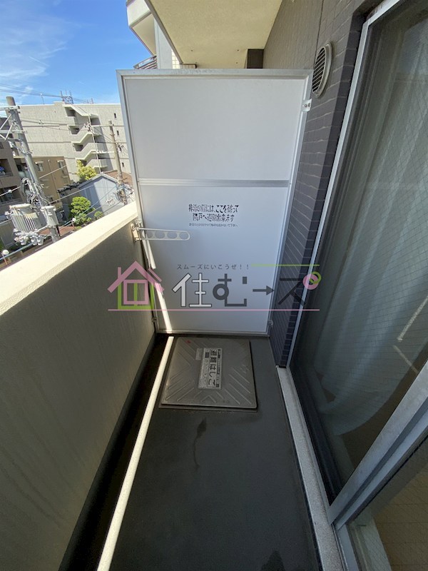 レジュールアッシュ天王寺Ⅱ ベランダ