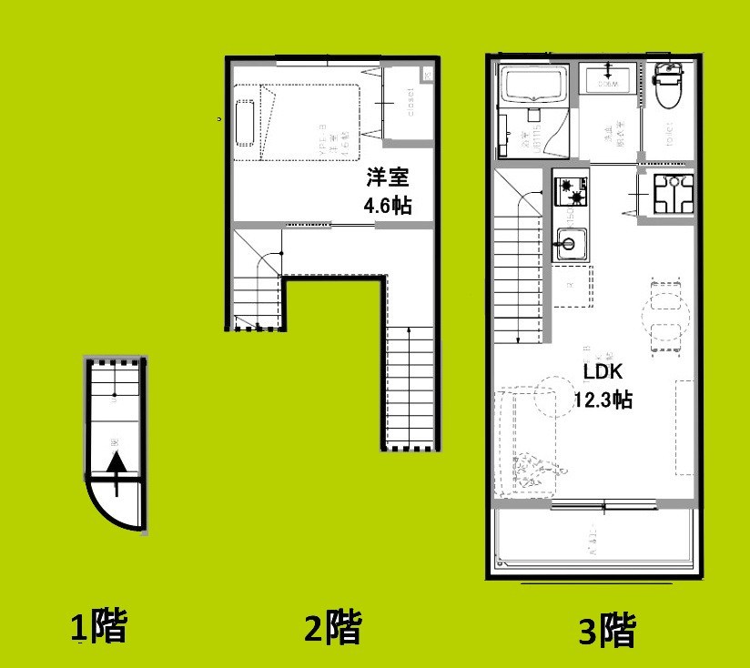 LuXe中浜 間取り