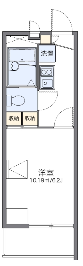 レオパレスアルカイック 間取り