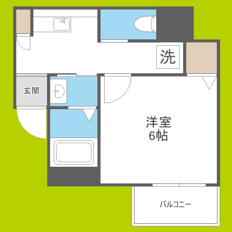 グランパシフィック大国町 間取り