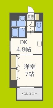 アスヴェル梅田WEST 間取り