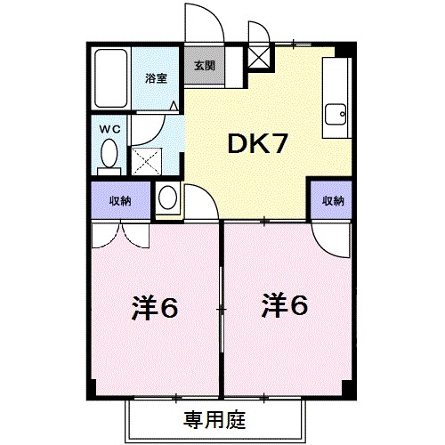 ハイツスリ－エイト 間取り