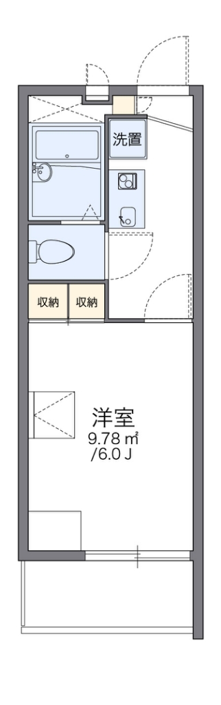 レオパレスシャーマー御崎 間取り