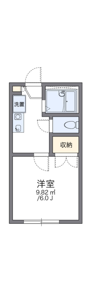 レオパレス土塔Ⅱ 間取り