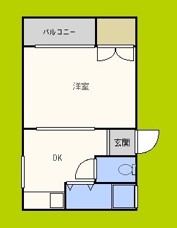 ハイツ魚住 間取り