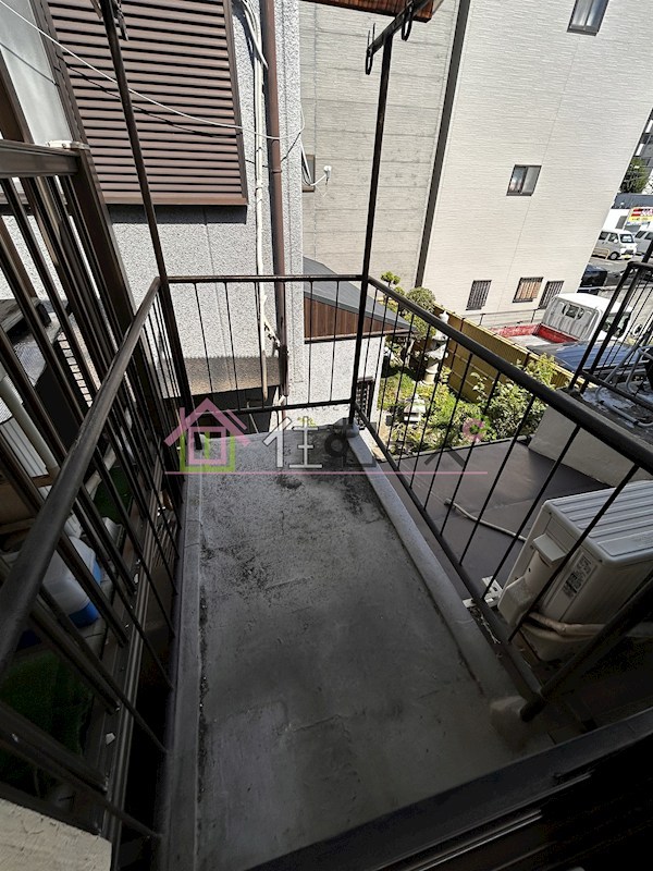 平野区瓜破西2丁目貸家 ベランダ