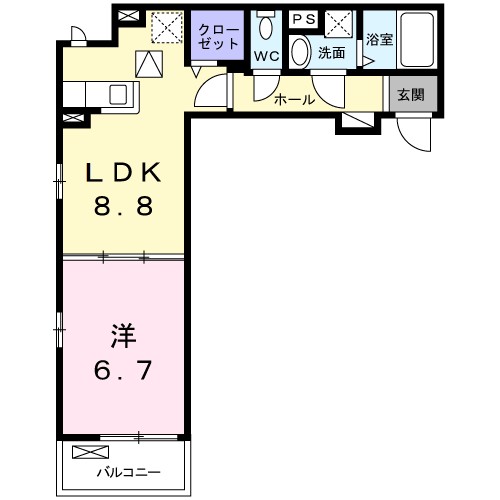 ＡＤＤＲＥＳＳ　２１１ 間取り