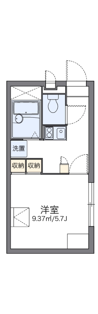 レオパレスＣＯＺＹ 間取り