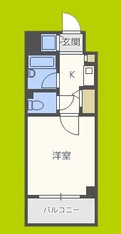 パラシオ塚本Ⅱ 間取り