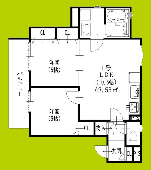ピレーネ中野本町 間取り