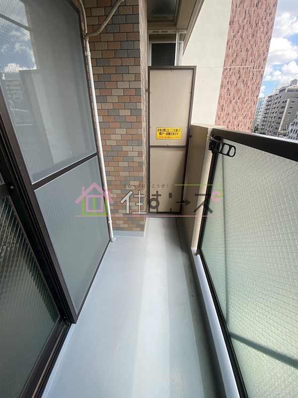 ローズコーポ新大阪9 ベランダ