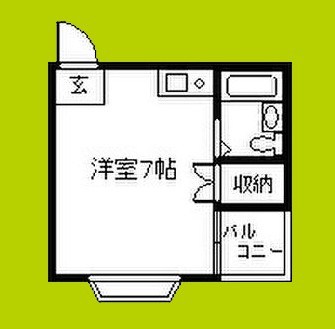 白菊ハイツ豊新 間取り