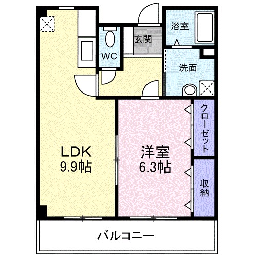 アルモニー綾園 間取り