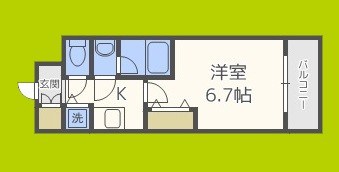 アドバンス難波西アクア 間取り