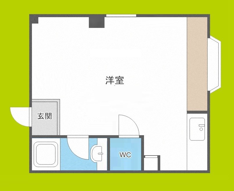 パールハイム深江橋 間取り図
