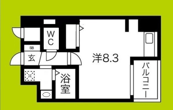 ラナップスクエア難波南 間取り