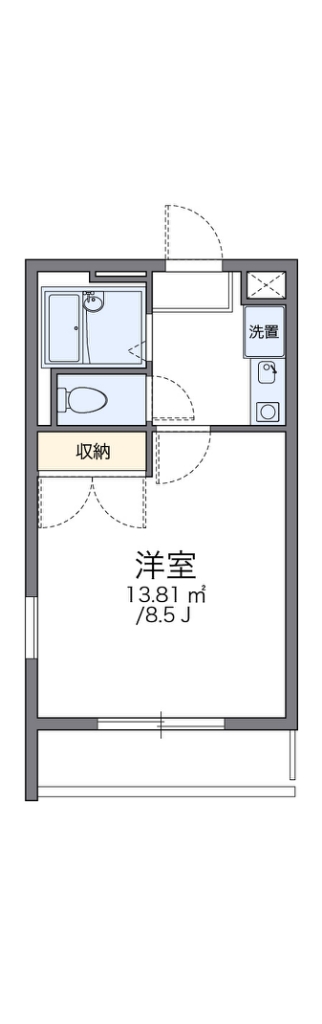 レオパレス藤本Ｉ 間取り