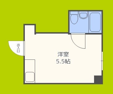 堀江グリーンハイツ 間取り