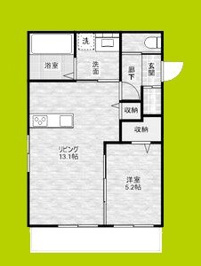 茨木市蔵垣内3丁目共同住宅新築工事 間取り図