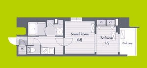 S-RESIDENCE天満橋ar 間取り