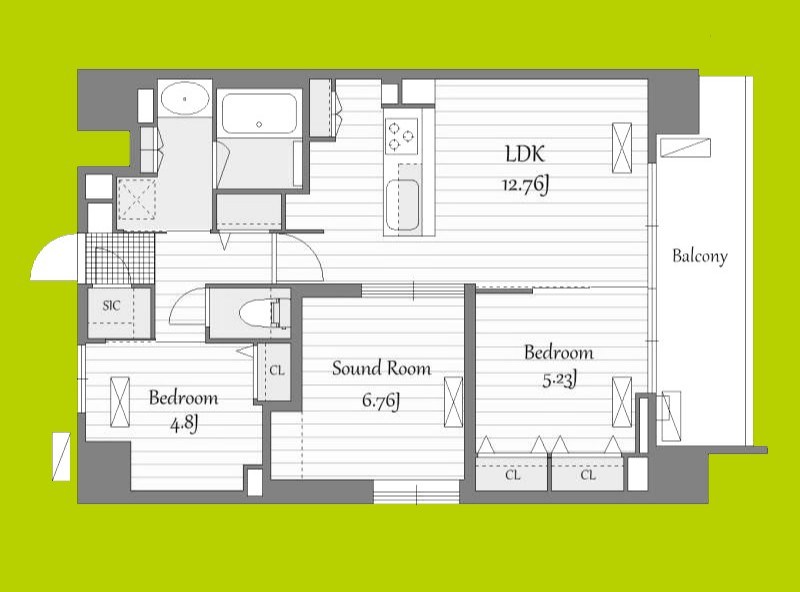 S-RESIDENCE天満橋ar 間取り図