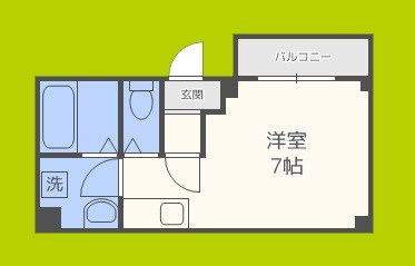 メビウス天下茶屋レジデンス 間取り