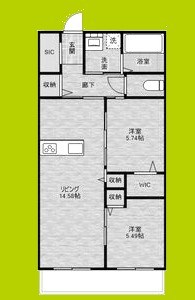 茨木市蔵垣内3丁目共同住宅新築工事 間取り図