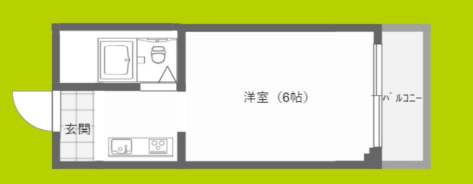 ロイヤルクレイン玉出 間取り