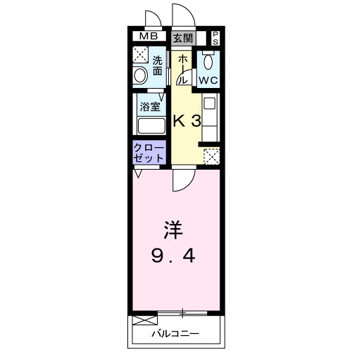 エレガント叶　Ⅱ 間取り