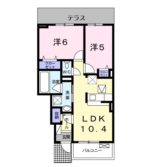 ルピナスＡ棟 間取り