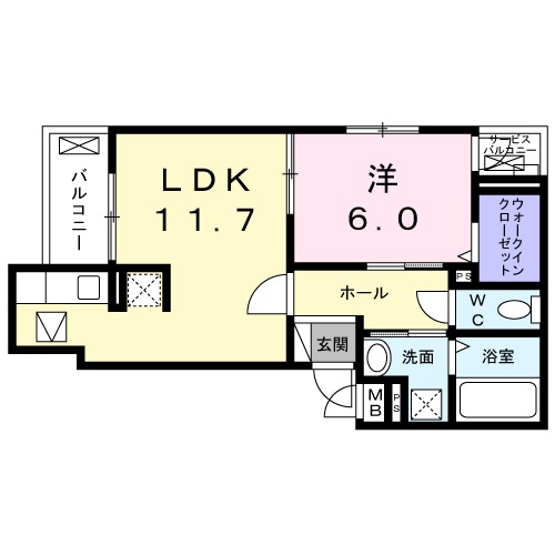 ジェルメ　カーサ 間取り
