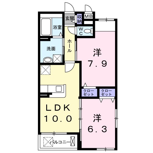 ベルソラーレ 間取り