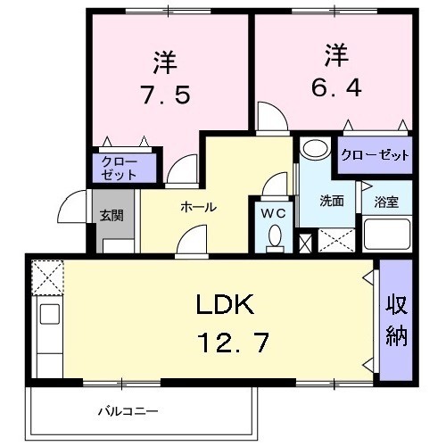エスポワ－ル寺本 間取り