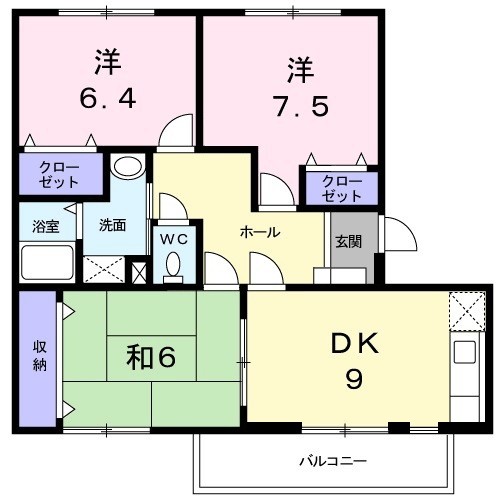 エスポワ－ル寺本 間取り